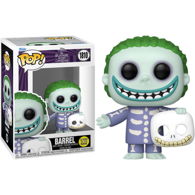 Pre-Order: The Nightmare Before Christmas - Barrel Glow-in-the-Dark Pop! Vinyl Figure
