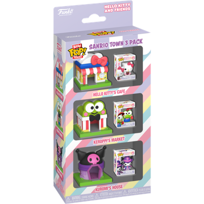 Pre-Order: Hello Kitty and Friends - Sanrio Town Bitty Pop! Town Vinyl Figure 3-Pack