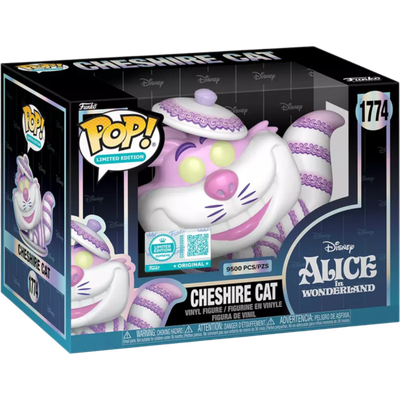 Alice in Wonderland (1951) - Cheshire Cat (Porcelain) Pop! Vinyl Figure in Acrylic Pop! Protector (Supreme Limited Edition)