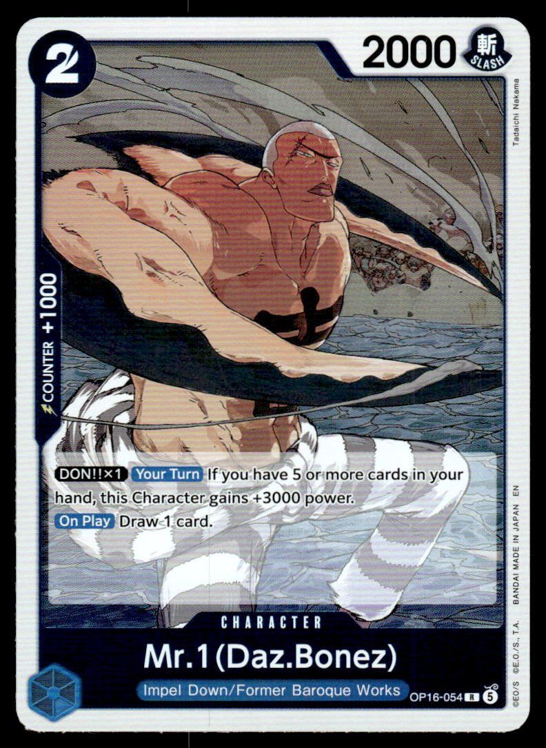 Mr.1(Daz.Bonez) Foil R The Time of Battle OP16-054 NM