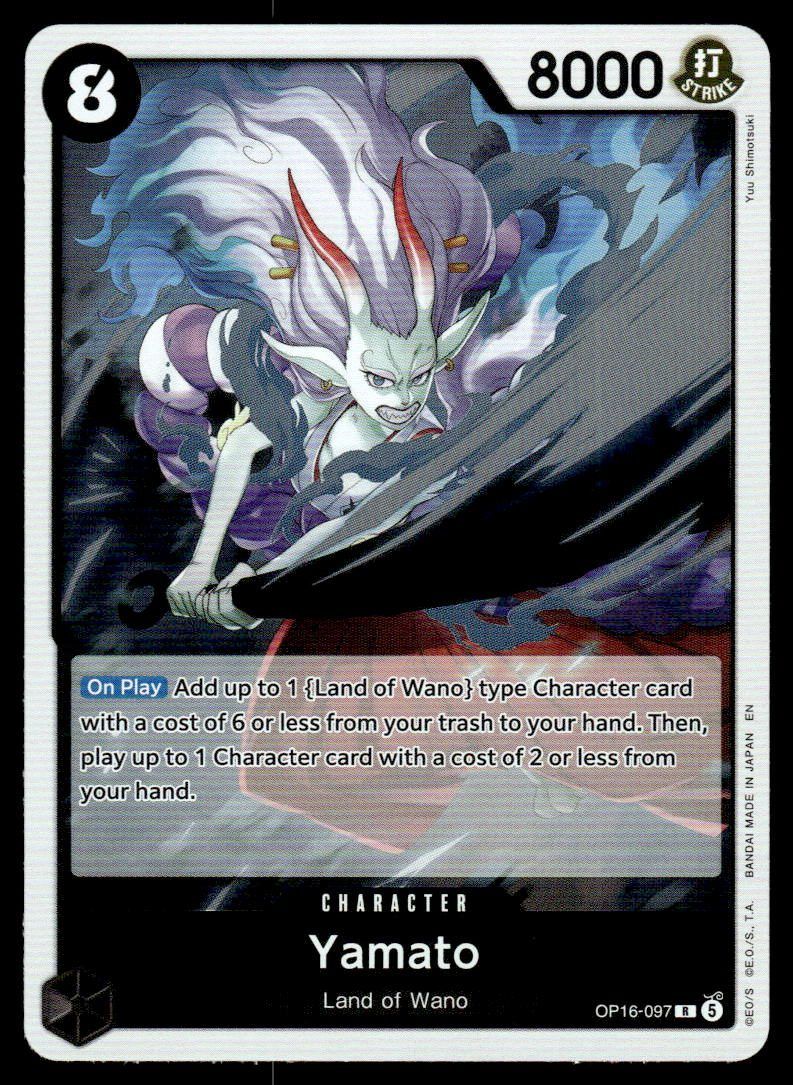 Yamato (097) Foil R The Time of Battle OP16-097 NM