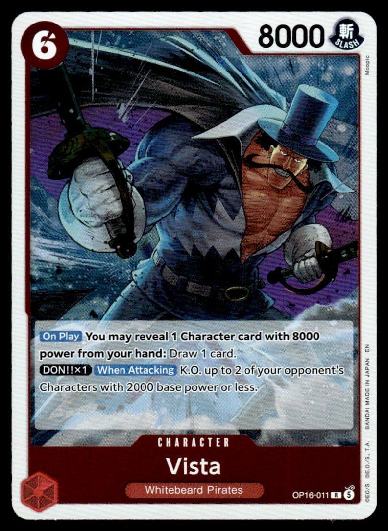 Vista Foil R The Time of Battle OP16-011 NM