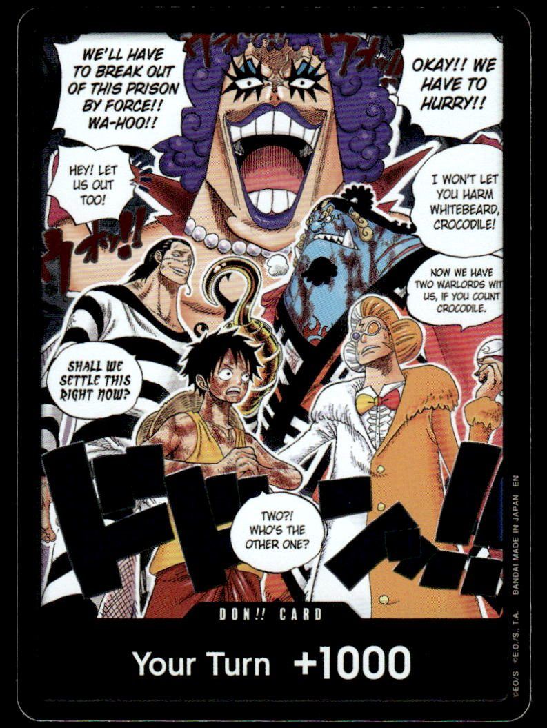 DON!! Card (Alternate Art) DON!! The Time of Battle NM