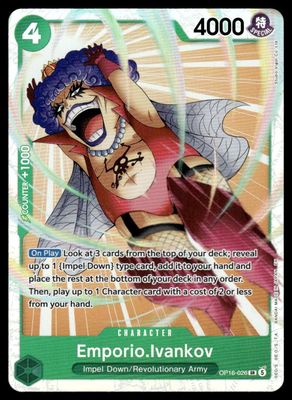 Emporio.Ivankov (026) Foil SR The Time of Battle OP16-026 NM