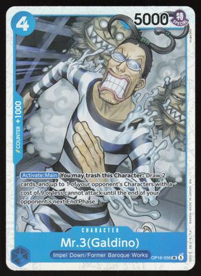 Mr.3(Galdino) (056) Foil SR The Time of Battle OP16-056 NM