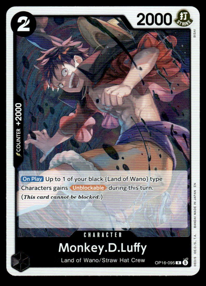 Monkey.D.Luffy (095) Foil R The Time of Battle OP16-095 NM