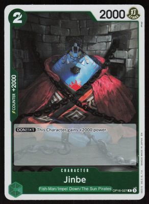Jinbe (027) Foil R The Time of Battle OP16-027 NM