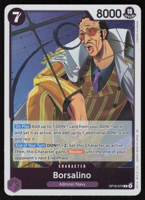 Borsalino Foil R The Time of Battle OP16-073 NM