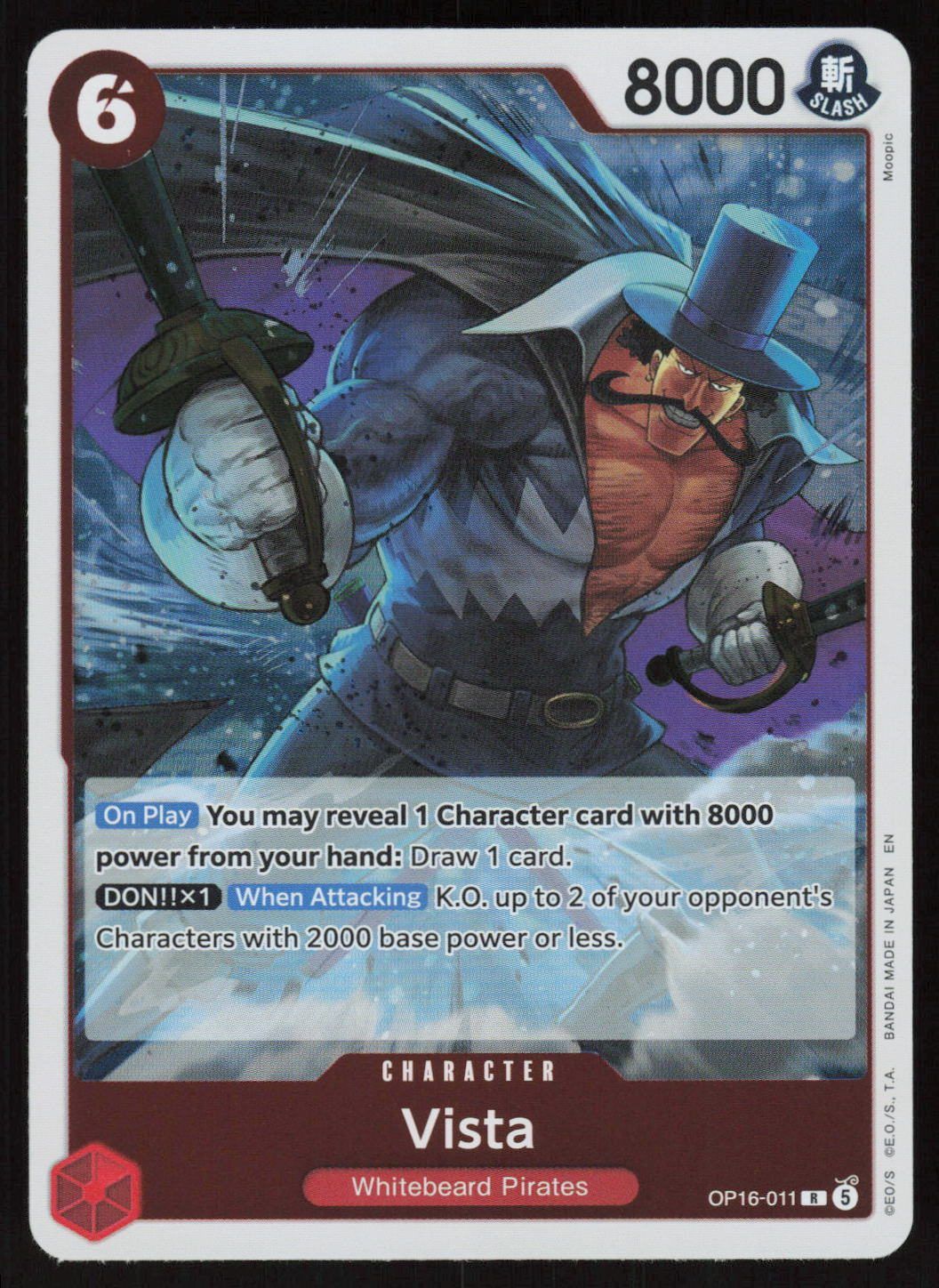 Vista Foil R The Time of Battle OP16-011 NM