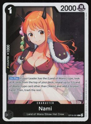 Nami Foil R The Time of Battle OP16-091 NM