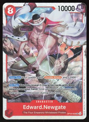 Edward.Newgate Foil SR The Time of Battle OP16-003 NM