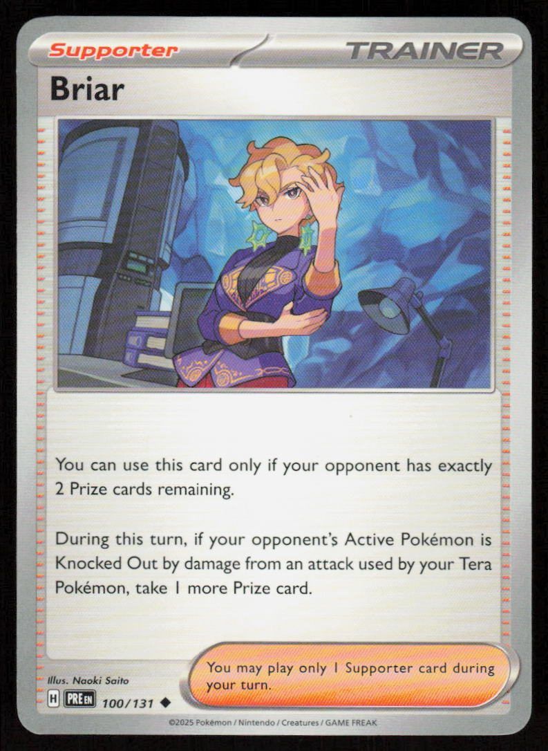 Briar Uncommon SV: Prismatic Evolutions 100/131 NM