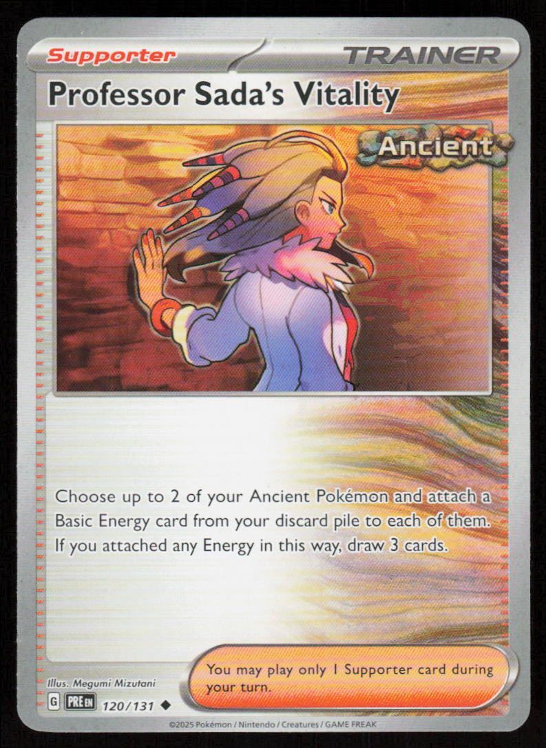 Professor Sada's Vitality Uncommon SV: Prismatic Evolutions 120/131 NM