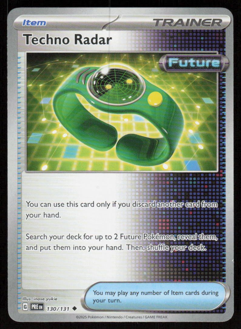 Techno Radar Uncommon SV: Prismatic Evolutions 130/131 NM