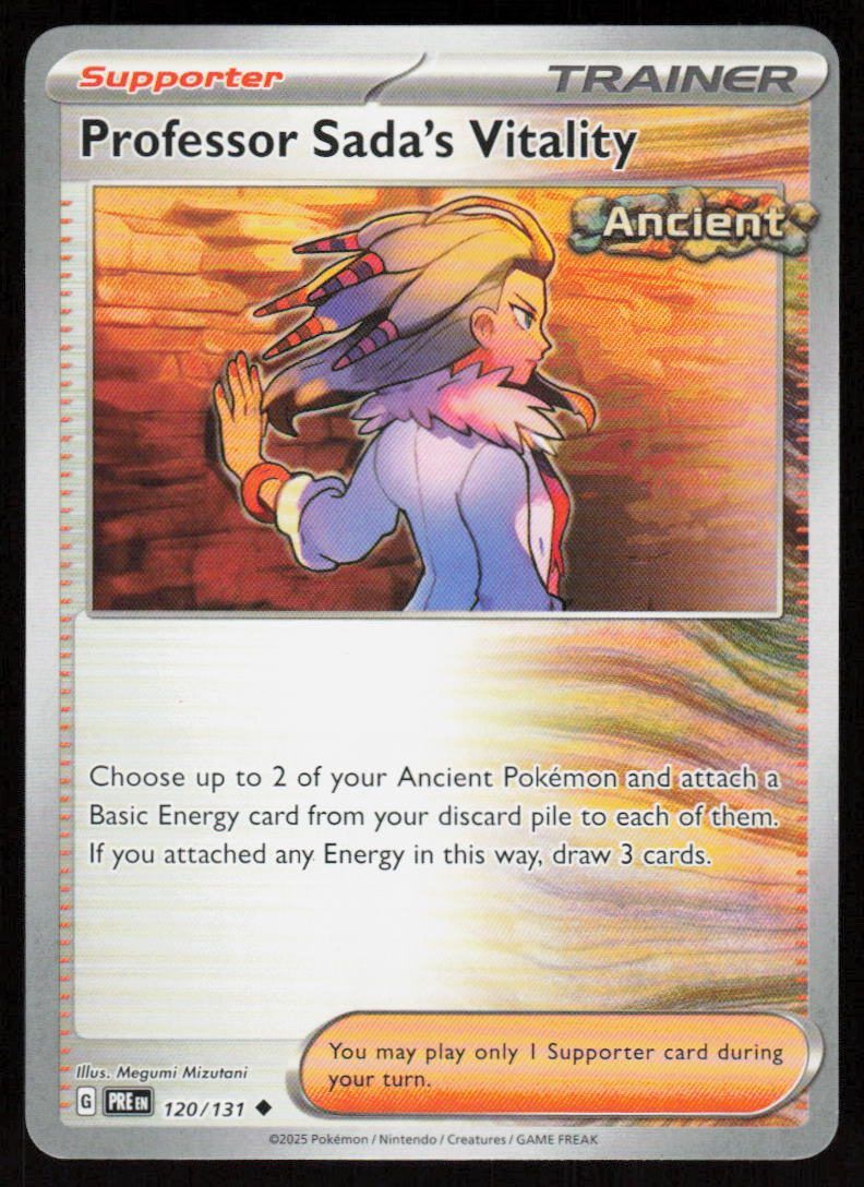 Professor Sada's Vitality Uncommon SV: Prismatic Evolutions 120/131 NM