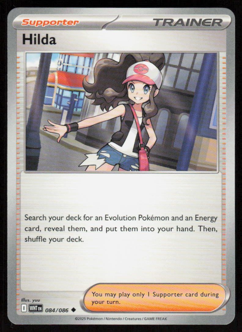 Hilda Uncommon SV: White Flare 084/086 NM
