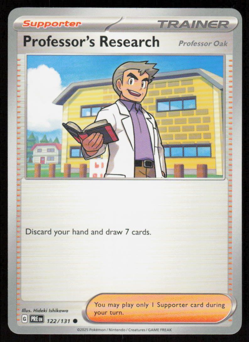 Professor's Research [Professor Oak] Common SV: Prismatic Evolutions 122/131 NM