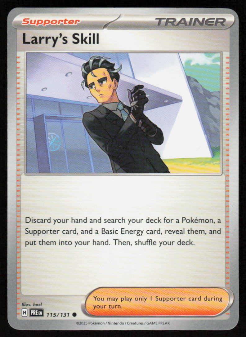 Larry's Skill Common SV: Prismatic Evolutions 115/131 NM