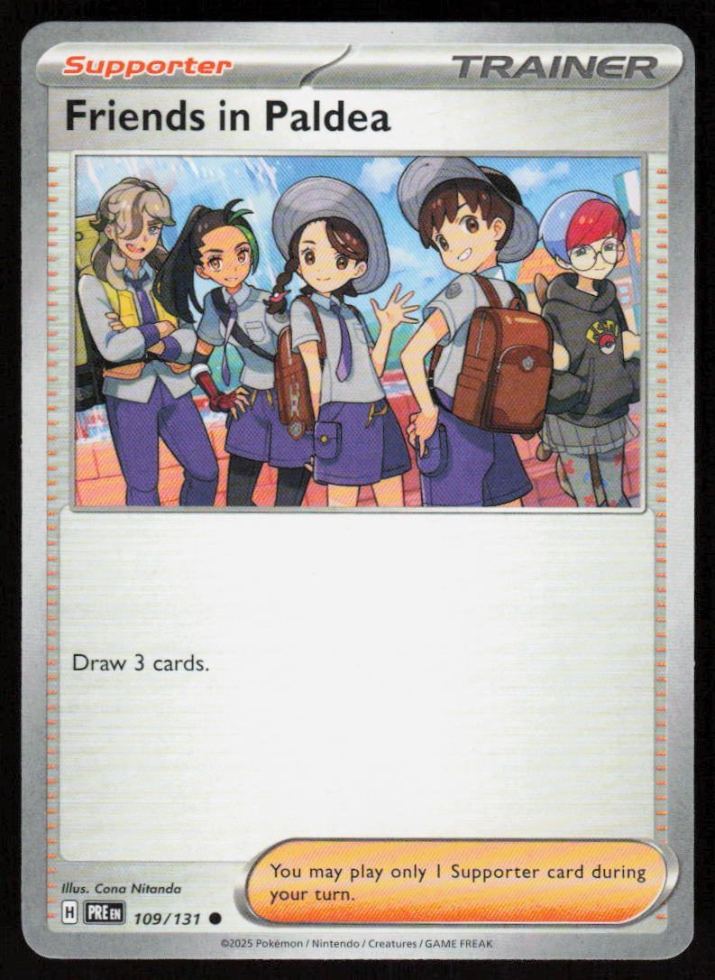 Friends in Paldea Common SV: Prismatic Evolutions 109/131 NM