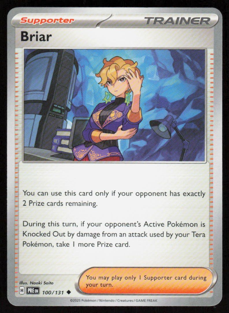 Briar Uncommon SV: Prismatic Evolutions 100/131 NM
