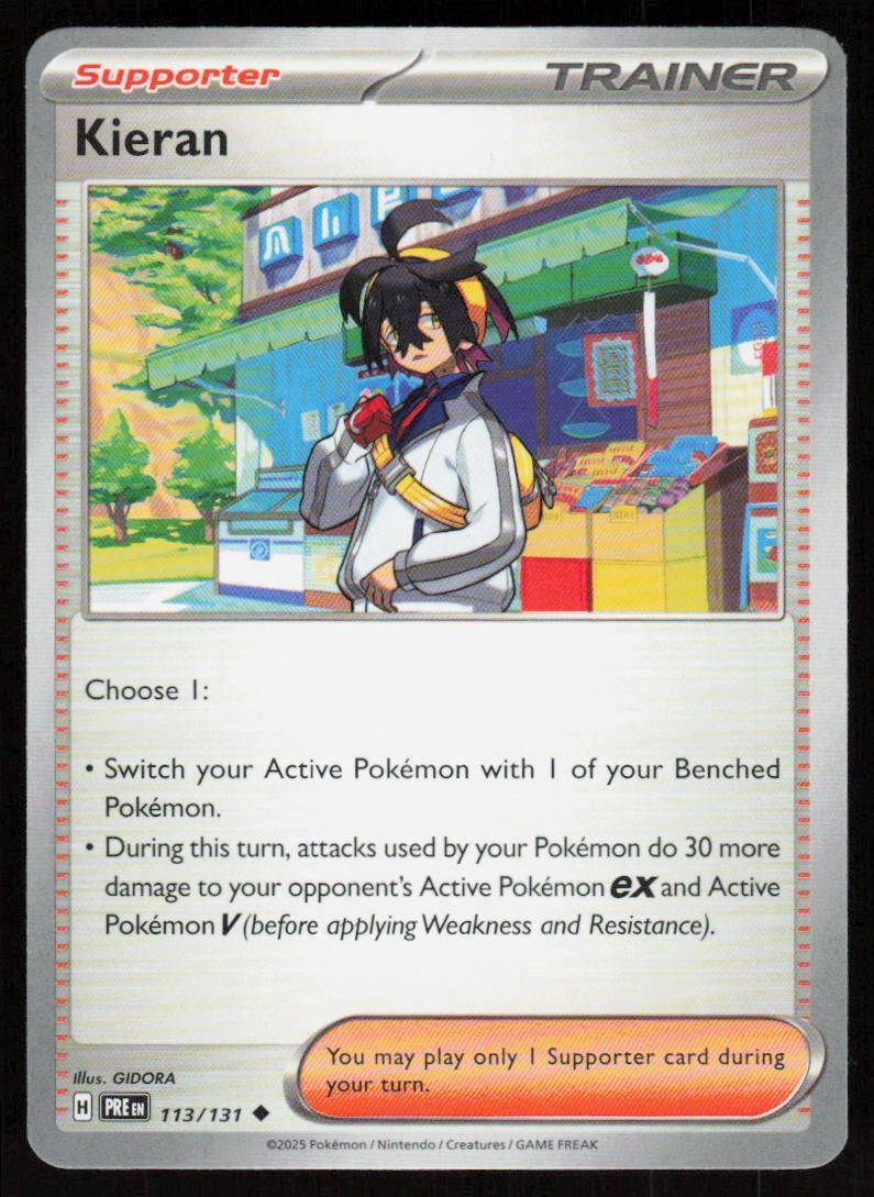 Kieran Uncommon SV: Prismatic Evolutions 113/131 NM