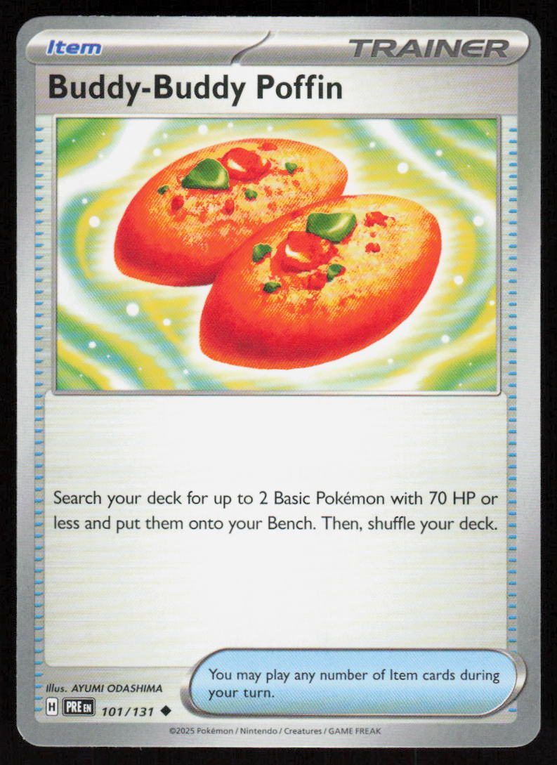 Buddy-Buddy Poffin Uncommon SV: Prismatic Evolutions 101/131 NM