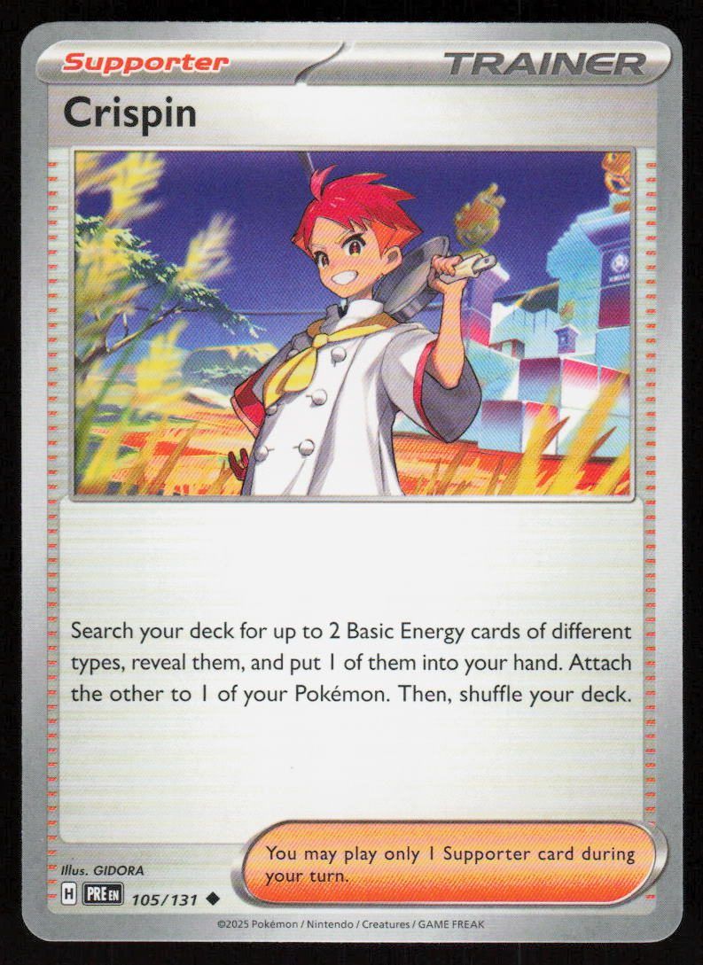 Crispin Uncommon SV: Prismatic Evolutions 105/131 NM