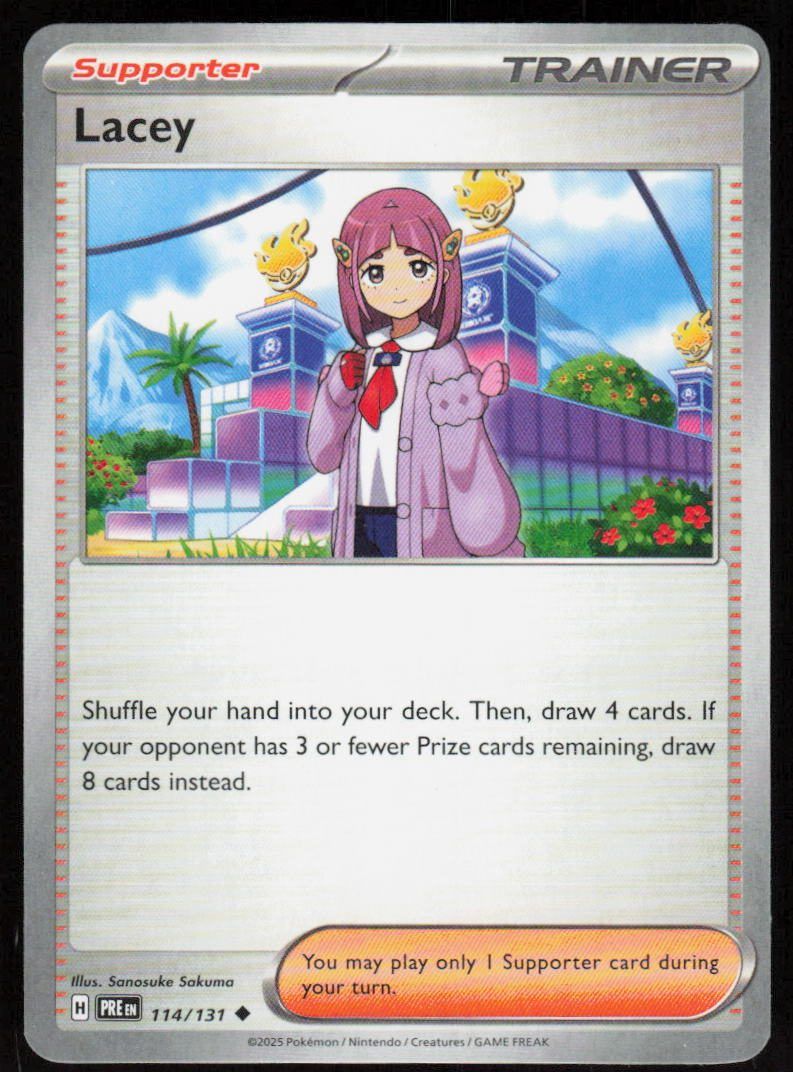 Lacey Uncommon SV: Prismatic Evolutions 114/131 NM
