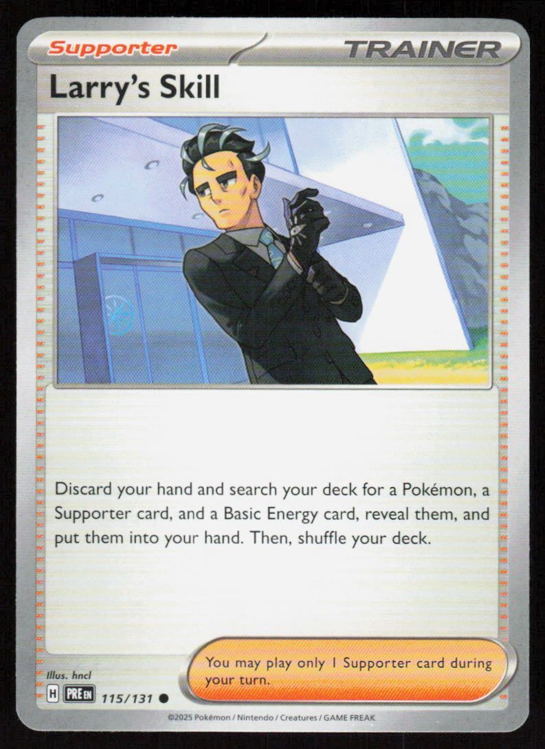 Larry's Skill Common SV: Prismatic Evolutions 115/131 NM