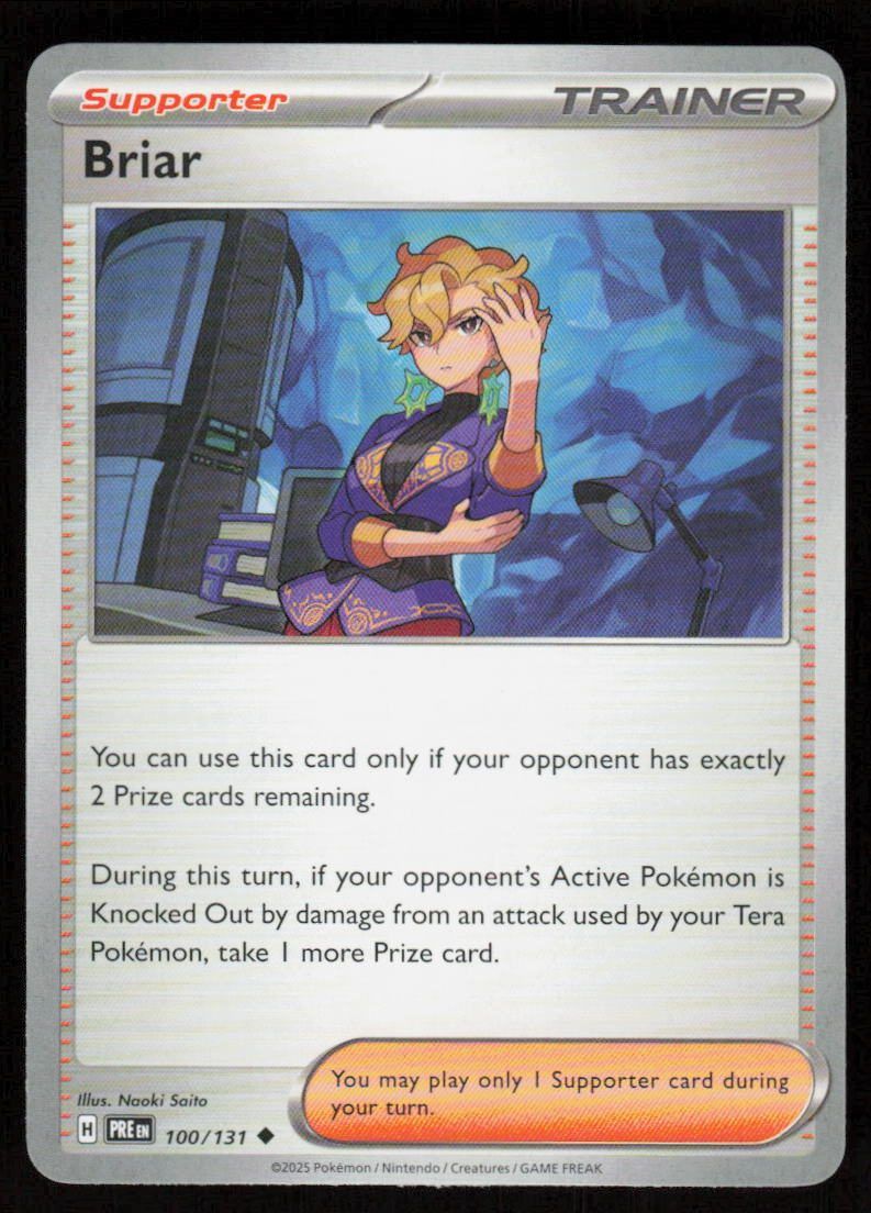 Briar Uncommon SV: Prismatic Evolutions 100/131 NM