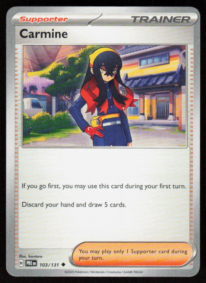 Carmine Uncommon SV: Prismatic Evolutions 103/131 NM
