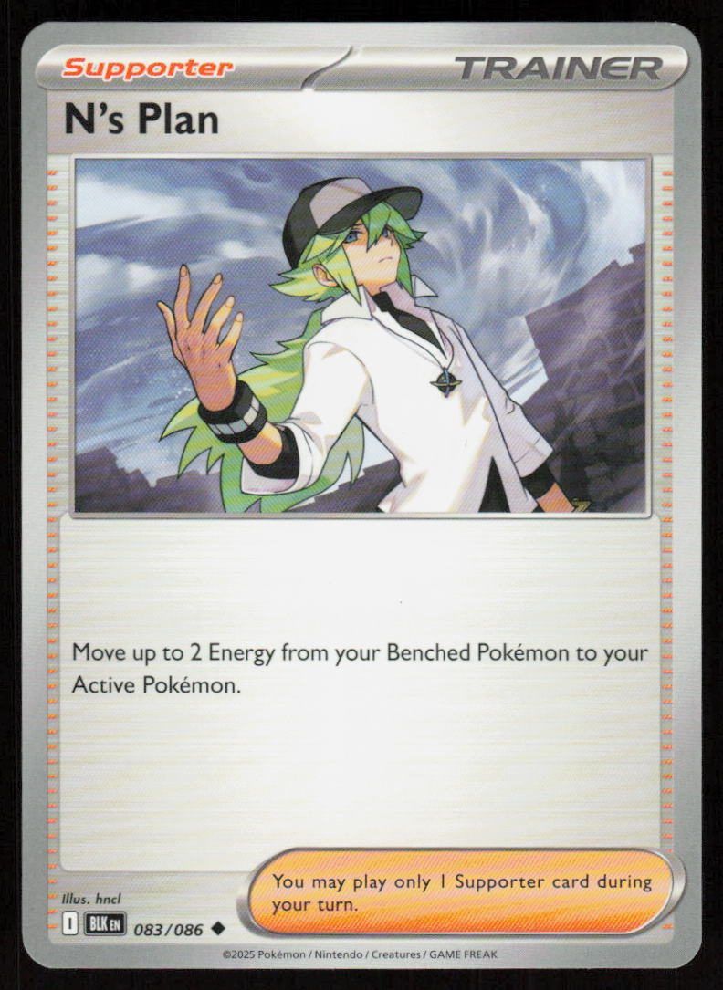 N's Plan Uncommon SV: Black Bolt 083/086 NM