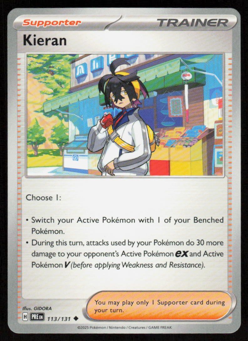 Kieran Uncommon SV: Prismatic Evolutions 113/131 NM