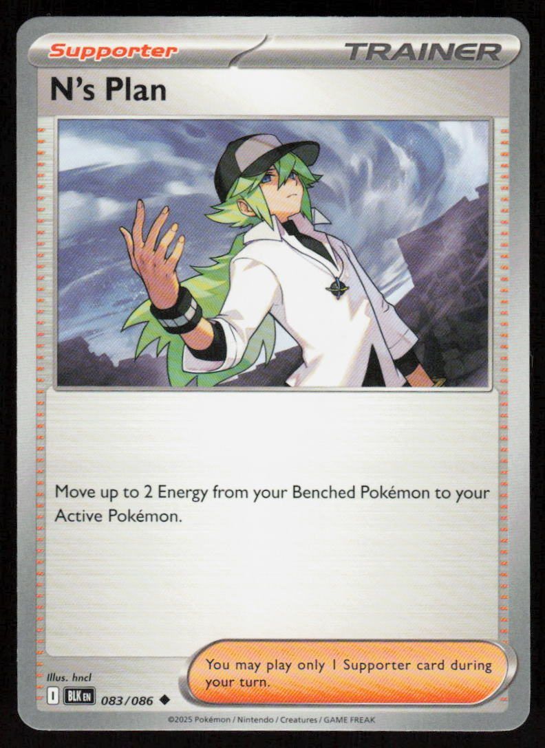 N's Plan Uncommon SV: Black Bolt 083/086 NM