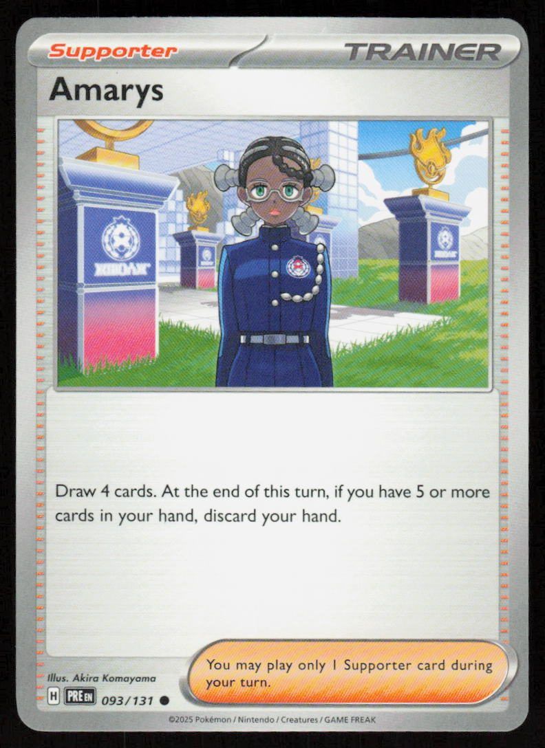 Amarys Common SV: Prismatic Evolutions 093/131 NM