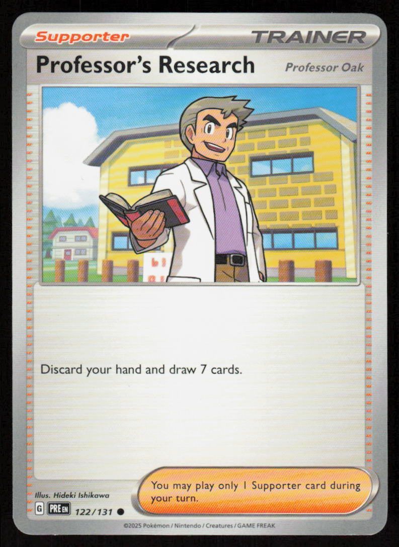 Professor's Research [Professor Oak] Common SV: Prismatic Evolutions 122/131 NM