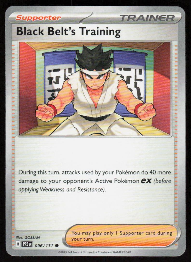 Black Belt's Training Common SV: Prismatic Evolutions 096/131 NM