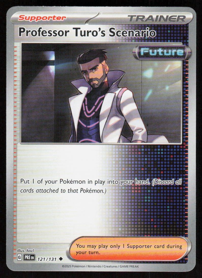 Professor Turo's Scenario Uncommon SV: Prismatic Evolutions 121/131 NM