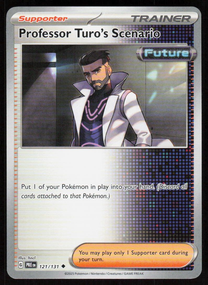 Professor Turo's Scenario Uncommon SV: Prismatic Evolutions 121/131 NM