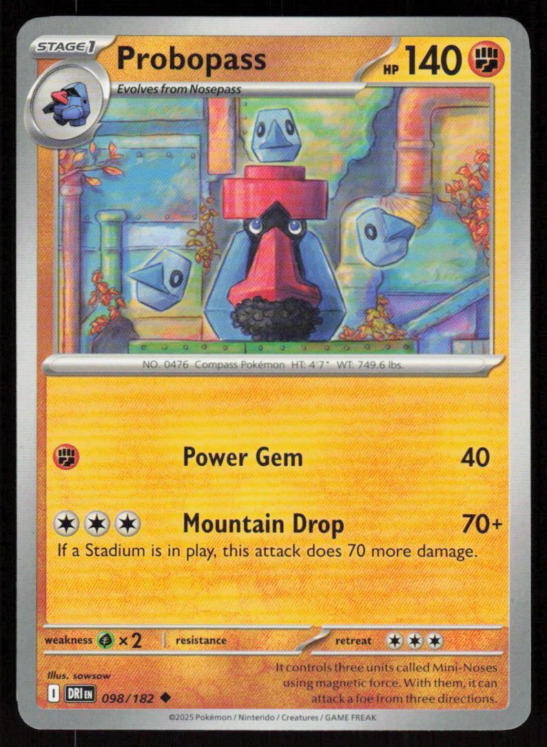 Probopass Uncommon SV10: Destined Rivals 098/182 NM
