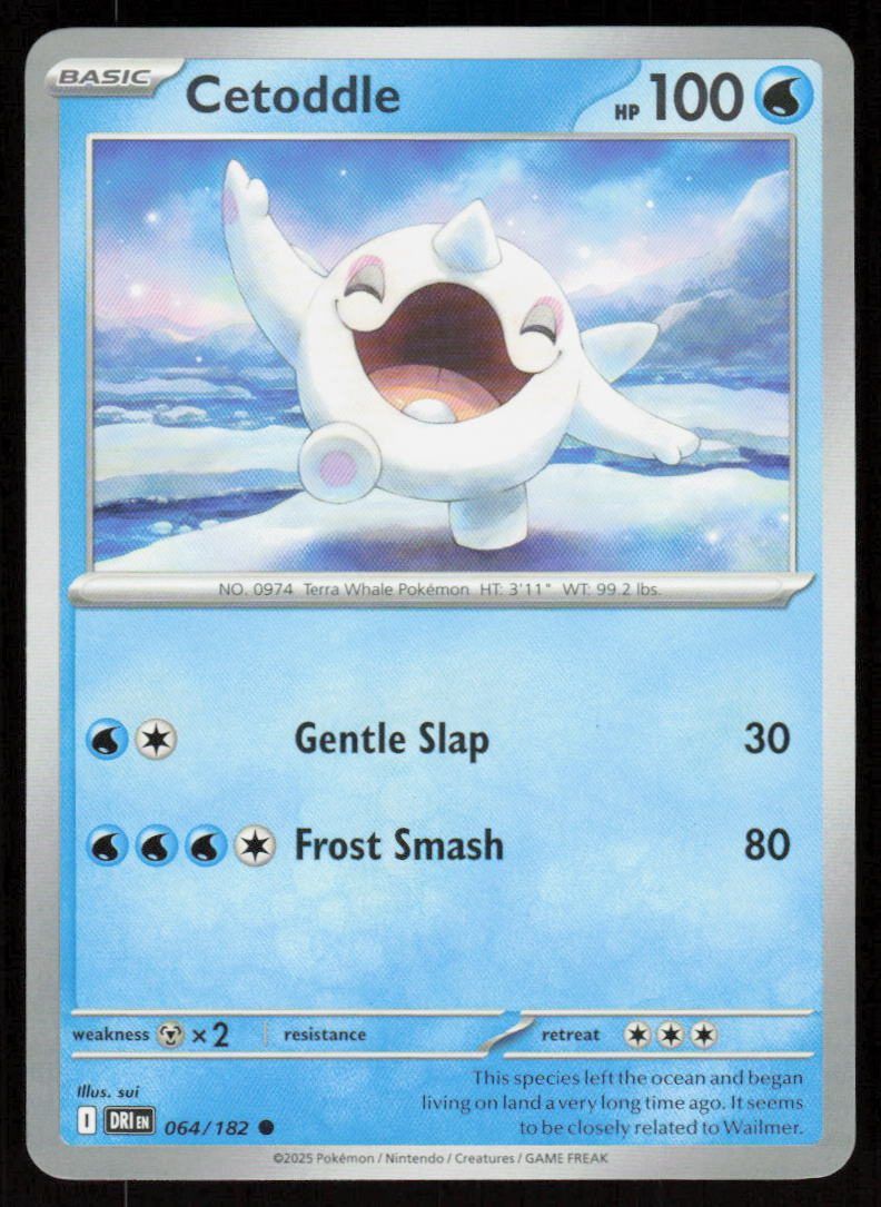 Cetoddle Common SV10: Destined Rivals 064/182 NM