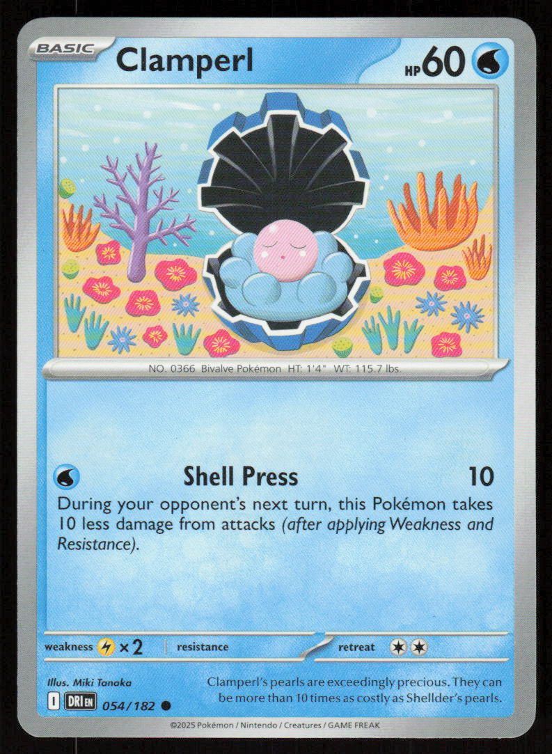 Clamperl 054 182 Common SV10: Destined Rivals 054/182 NM
