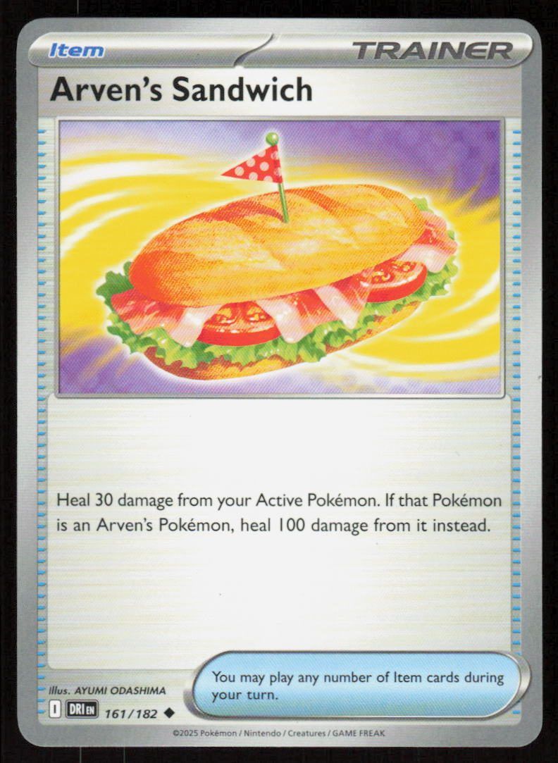 Arvens Sandwich Uncommon SV10: Destined Rivals 161/182 NM