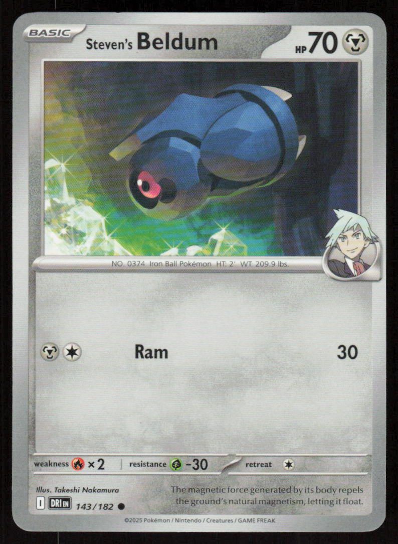 Stevens Beldum Common SV10: Destined Rivals 143/182 NM