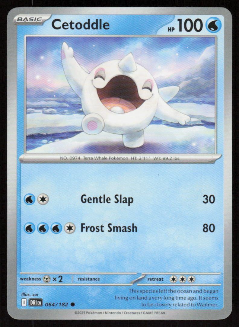 Cetoddle Common SV10: Destined Rivals 064/182 NM