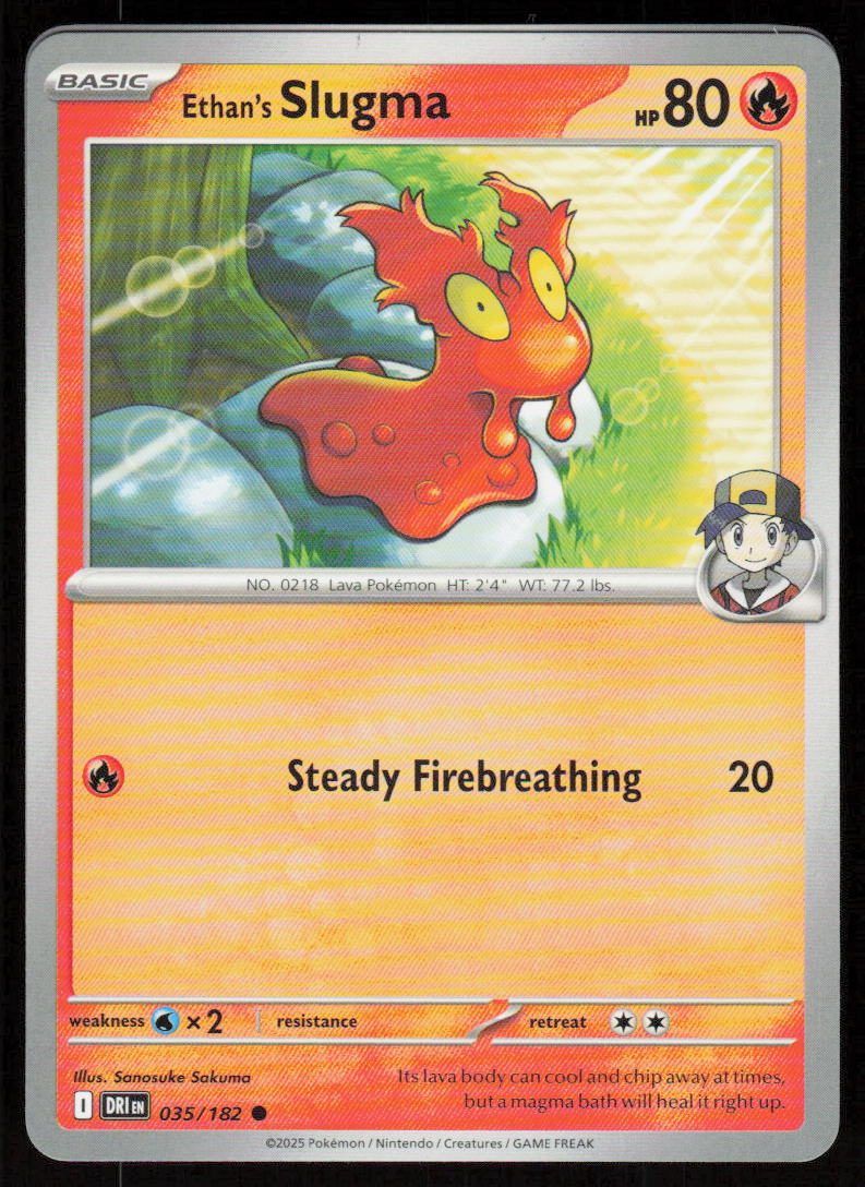 Ethans Slugma Common SV10: Destined Rivals 035/182 NM