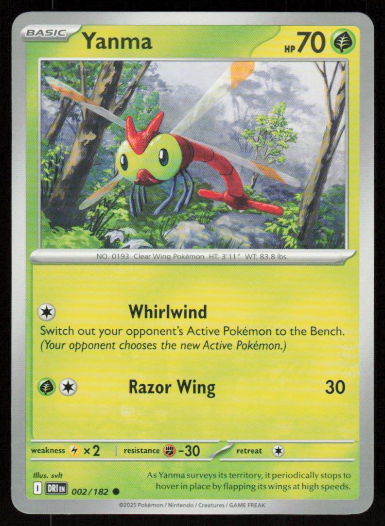 Yanma 002 182 Common SV10: Destined Rivals 002/182 NM