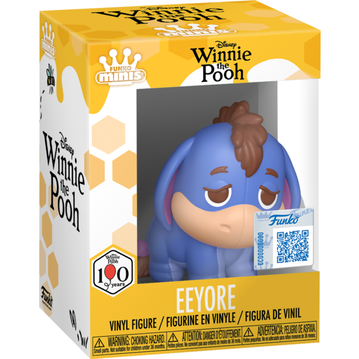 Winnie the Pooh - Funko Minis 3" Vinyl Figure- Eeyore - Mighty Toys Australia
