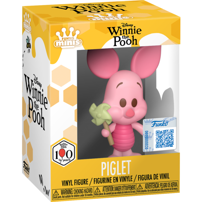 Winnie the Pooh - Funko Minis 3" Vinyl Figure- Piglet - Mighty Toys Australia