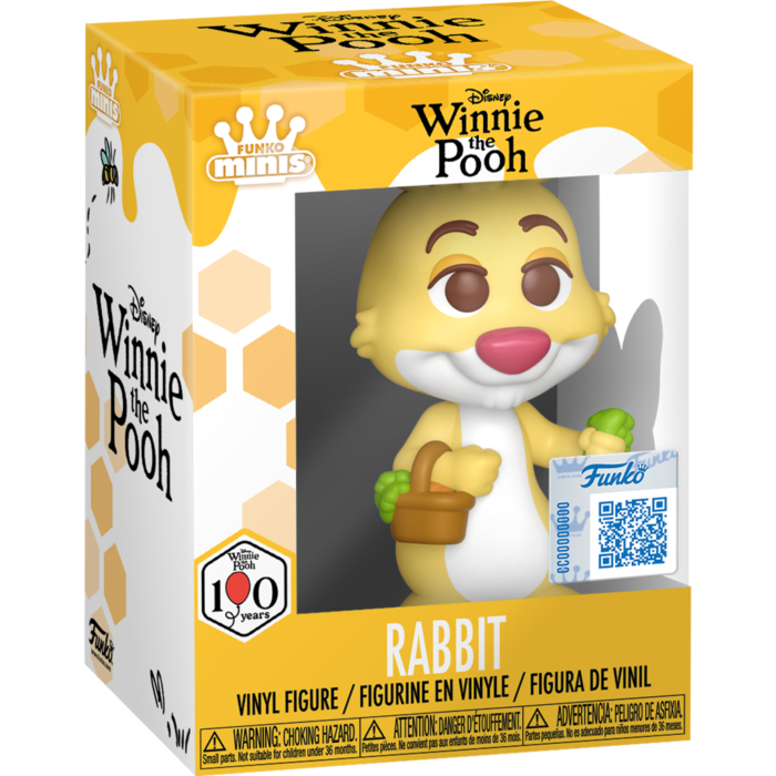 Winnie the Pooh - Funko Minis 3" Vinyl Figure- Rabbit - Mighty Toys Australia